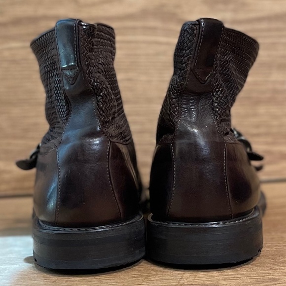 NWOB FRATELLI ROSSETTI, RARE Italian Chocolate Leather Ankle BOOT, SIZE 11 - Picture 8 of 11